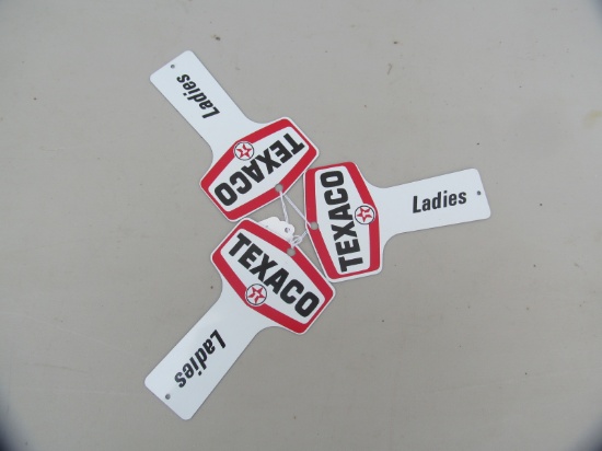 3 Texaco men & ladies key chain key