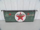 Wooden tail gate with porcelain sign round