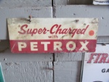 Texaco tin sign super charged with Petrox