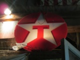 Texaco round sign