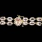 14k Gold 41.5ct Morganite 0.60ct Diamond Bracelet