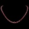 14k Gold 28.50ct Ruby 1.00ct Diamond Necklace