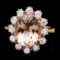 14k Gold 4.70ct Morganite 1.00ct Diamond Ring