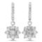 14K Gold 3.41cts Diamond Earrings