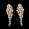 14k Rose Gold 3.00ct Diamond Earrings