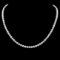 18k White Gold 14.00ct Diamond Necklace