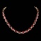 18k Gold 115.00ct Ruby 1.85ct Diamond Necklace