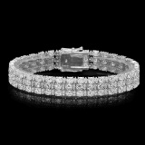 18K Gold 16.95ct Diamond Bracelet