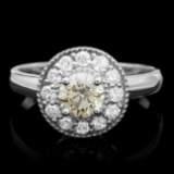 14k White Gold 1.05ct Diamond Ring