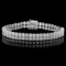 18k White Gold 10.80ct Diamond Bracelet