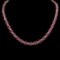 14K Gold 45.66ct Tourmaline 2.45ct Diamond Necklace