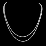 18K Gold 10.79ct Diamond Necklace