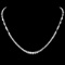 18k White Gold 6.00ct Diamond Necklace