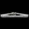 18k White Gold 5.30ct Diamond Bracelet