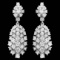 14k Gold 5.32ct Diamond Earrings