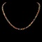 14K Gold 35.35ct Multi Color Sapphire 1.41ct Diamond Necklace