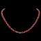 14k Gold 45.00ct Ruby 1.75ct Diamond Necklace