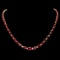 14k Gold 37.00ct Ruby 1.60ct Diamond Necklace