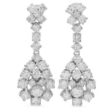 14K Gold 3.00ct Diamond Earrings