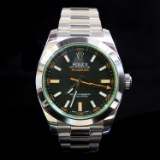 Rolex Milgauss 40mm Green Sapphire Mens Wristwatch