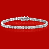 18k Gold 10.75ct Diamond Bracelet