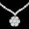 18k White Gold 11.2ct Diamond Necklace