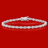 18k Gold 7.50ct Diamond Bracelet