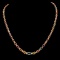 14K Gold 27.10ct Multi-Color Sapphire & 1.21ct Diamond Necklace