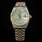 Rolex DateJust Two-Tone 36mm Custom Diamond Bezel Men's Wristwatch