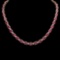 14K Gold 45.66ct Tourmaline 2.45ct Diamond Necklace