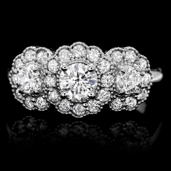 14k White Gold 1.2ct Diamond Ring