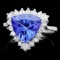 14k Gold 3.00ct Tanzanite 0.70ct Diamond Ring