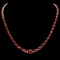 14k Gold 31.70ct Ruby 1.50ct Diamond Necklace