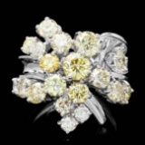 14k White Gold 5.00ct Diamond Ring