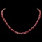 14k Gold 45.00ct Ruby 1.75ct Diamond Necklace