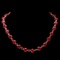 14k Yellow Gold 69ct Ruby 1.75ct Diamond Necklace