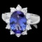 14k Gold 3.00ct Tanzanite 1.00ct Diamond Ring