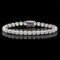 18k White Gold 8.50ct Diamond Bracelet