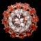 14k 11ctw Morganite Sapphire .40ct Diamond Ring