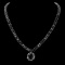 14K Gold 66.92ct Sapphire 0.90ct Diamond Necklace