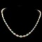 14k Gold 18.00ct Opal 1.15ct Diamond Necklace