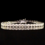 18K Gold 9.02ct Diamond Bracelet