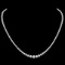 18k White Gold 6.50ct Diamond Necklace