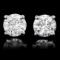 14k White Gold 1.50ct Diamond Earrings