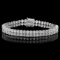 18k White Gold 10.80ct Diamond Bracelet