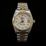 Rolex DateJust Two-Tone 31mm Women's Wristwatch