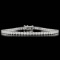 18k White Gold 5.30ct Diamond Bracelet