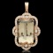 14K Gold 33.52ct Morganite 1.95ct Diamond Pendant