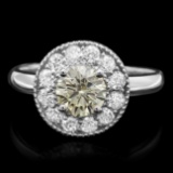 14k White Gold 1.45ct Diamond Ring