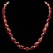 14k Gold 112.00ct Ruby 1.80ct Diamond Necklace